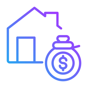 Home Finance, Money, Real Estate, Cost, Mortgage  icon