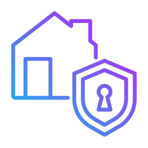 Security, Shield, Home, Protection, Insurance icon
