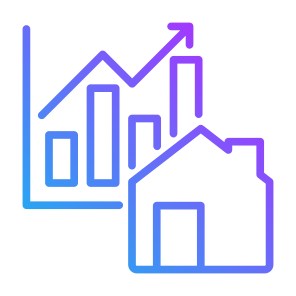 Trends, Real Estate, Growth, Investment, Property icon