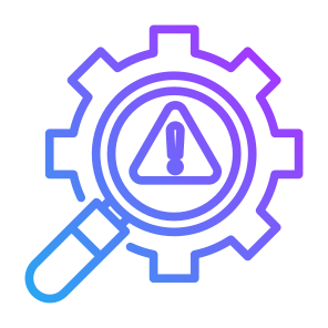 Risk,  Analysis, Error, Investigation, Research, Evaluation  icon