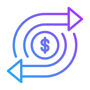 Transactions, Money, Dollar, Transfer, Currency, Payment icon