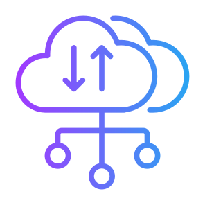 Cloud Transfer, Cloud, Data, Transfer, Network, Cloud Computing  icon
