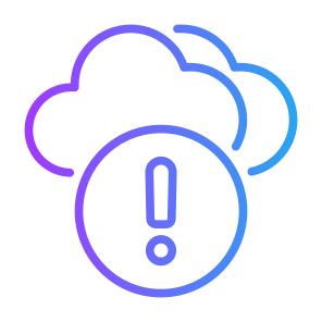 Cloud Warning, Cloud, Warning Sign, Attention, Alert, Cloud Storage icon