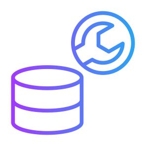 Database Management, Setting, Database, Maintenance, Server, Configuration  icon