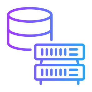 Database Storage, Database, Storage, Server, Technology, Hosting icon