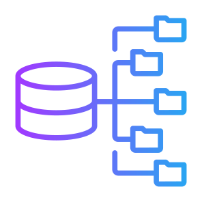 Server Sharing, Database, Server, Storage, Database File, Share icon