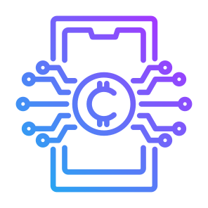 Crypto, Digital Currency, Digital Money, Digital Wallet, Cryptocurrency  icon