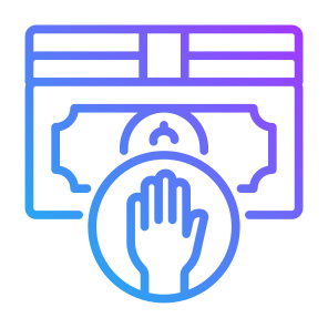 Forbidden, No Money, Dismiss, Prohibition, No Touch icon