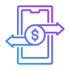 Online Transfer, Mobile Phone, Transfer Money, Mobile Banking, Online Payment icon