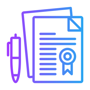 Contract, Debt, Document, Agreement, Pencil, Signature, Finance, Summary, Disclosure icon