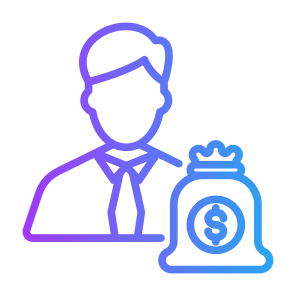 Creditor, User, Cash, Loan, Borrow icon