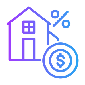 Instalment, Taxes, Money,  Debts, Houses, Property, Investments  icon