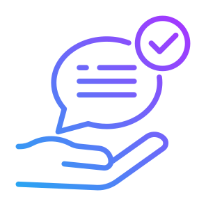 Advice, Speech Bubble, Tick, Tips, Communications  icon