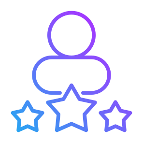 Experience, People, Rating, Feedback, Customer Experience   icon