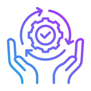 Work Process, Setting, Automatic, In Progress, Consolidation  icon