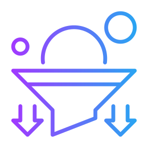 Filtering, Filter, Funnel, Selective, Refine, Tool icon