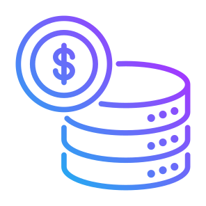 Data, Database, Money, Dollar, Server, Finance, Big Data icon