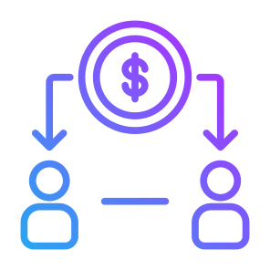 Double Spending, Dollar, User, Currency, Payment, Exchange, Finance, Spending  icon