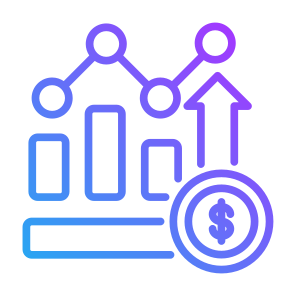 Growth, Money, Chart, Statistics, Dollar, Finance, Stock Market, Financial Profit icon
