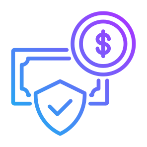Security, Money, Shield, Dollar, Bill, Pay, Protection, Protected, Banking icon