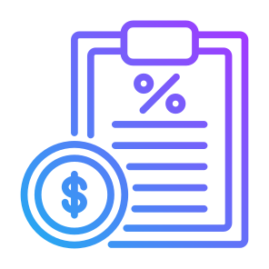 Taxation, Money, Document, Dollar, Percent, Percentage, Finance, Tax icon