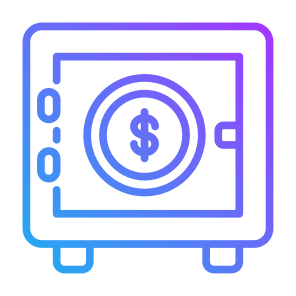 Vault, Security, Dollar, Saving, Locker, Banking, Safe Box, Safe Deposit icon