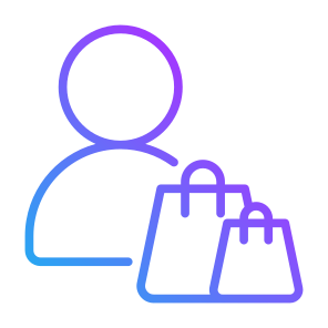 Consumer, Purchase, Customer, User, Shopping Bag  icon