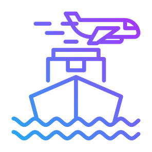 Delivery Shipments, Transportation, Plane, Delivery, Boat icon