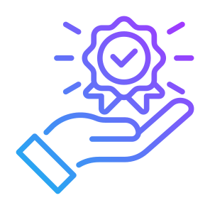 High Quality, Best, Quality, Achievement, Guarantee  icon