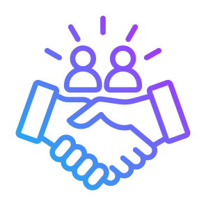 Relationship, Merger, Collaboration, Client, Partnership icon