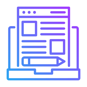 Blogging, Writing, Online, Blog, Post, Article icon