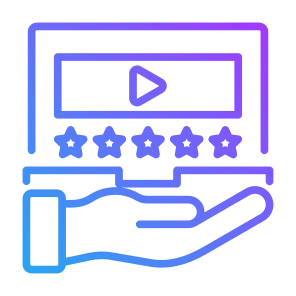 Video Rating, Video, Star, Ratings, Reviews, Feedback icon