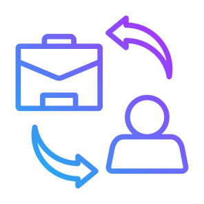 Business To Consumer, Business, Consumer, Customer, Transaction, Clients icon