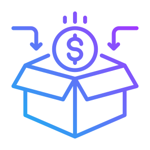 Crowdfunding, Money, Kickstarter, Investment, Funding, Donation icon