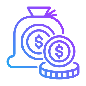 Finance, Coins, Money, Cash, Money Bag, Currency icon