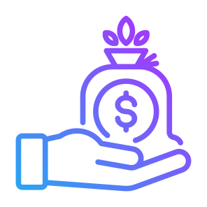 Profitable, Investment, Profit, Money, Grow, Cash icon