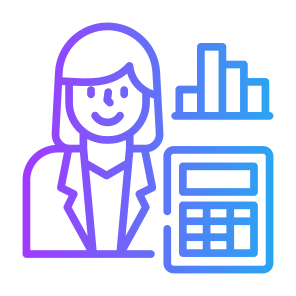 Accountant Woman, Accountant, Consultant, Professions And Jobs, Administrator, Woman icon