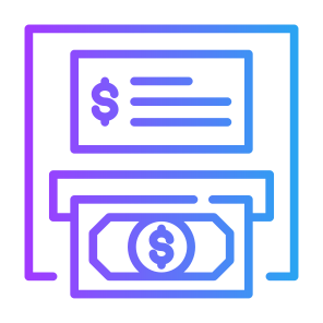 Atm Machine, Cash Withdrawal, Bank, Atm, Withdraw, Money  icon
