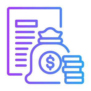 Budgeting, Funds, Loan, Document, Investment, Money  icon