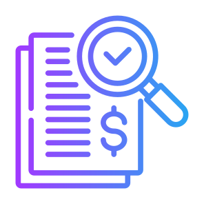 Cost Audit, Audit, Cost, Inspection, Analysis, Documents icon