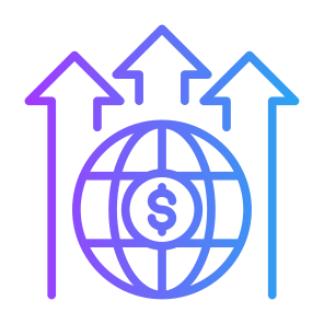 Global Growth, Sales, Global, Growth, Trade, Stock Market    icon