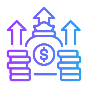 Profit Increases, Profit, Increases, Income, Money, Salary   icon