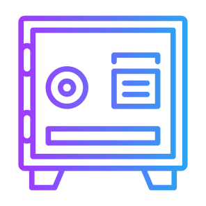 Safety Box, Bank, Savings, Security System, Safe Deposit, Deposit Box icon