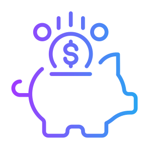 Savings, Save, Money, Piggy, Bank, Cost Saving icon