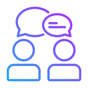 Interpersonal Relationship, Communication, Talk, Conversation, Consultant icon