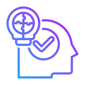 Mindset, Idea, Knowledge, Thinking, Solution, Innovation  icon