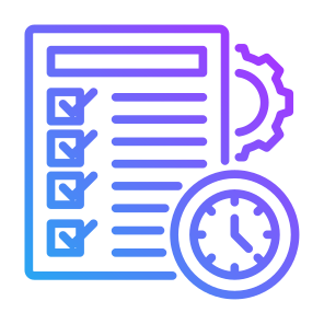 Task Management, Project, Deadline, Duration, Task List  icon