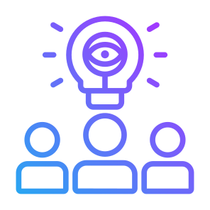 Vision, People, Eye, Employee, Teamwork  icon