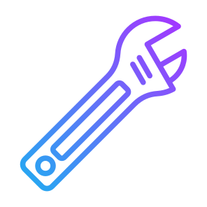 Adjustable Spanner, Wrench, Repair, Maintenance, Tools And Utensils, Spanner icon