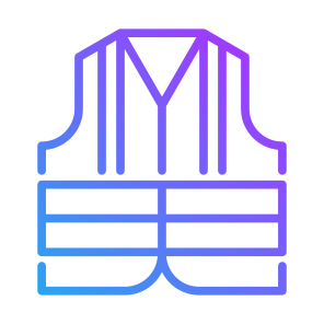 High Visibility Vest, Security, Protection, Lifesaver, Life Vest icon